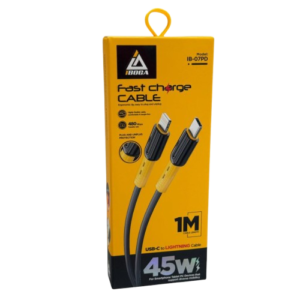 Câble Type-C vers iPhone IBOGA Prix Maroc Charge Rapide USB-C Lightning à Marrakech Câble Type-C vers iPhone IBOGA Prix Maroc Charge Rapide USB-C Lightning à Marrakech