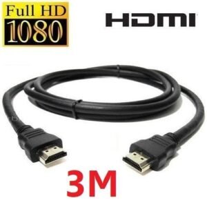 Câble HDMI 3M Haute Vitesse 4K Ultra HD – Compatible Smart TV, PS5, Xbox, PC & Vidéoprojecteur Câble HDMI 3M Haute Vitesse 4K Ultra HD – Compatible Smart TV, PS5, Xbox, PC & Vidéoprojecteur
