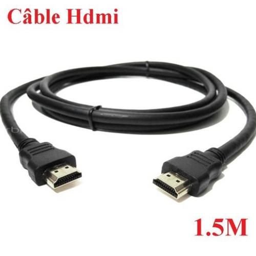 Câble HDMI 1.5M Haute Vitesse 4K Ultra HD – Compatible Smart TV, PS5, Xbox, PC & Vidéoprojecteur