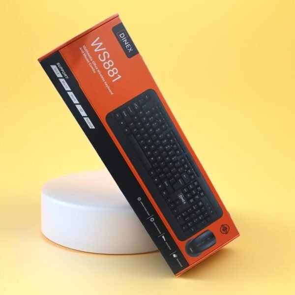 Combo Clavier + Souris DINEX – Ensemble Confortable pour Bureau et PC