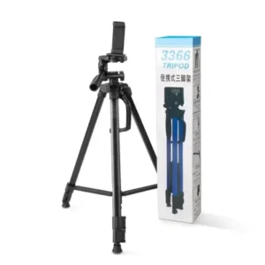Trépied 3366 Professionnel pour Smartphone et Caméra – Support Réglable Portable Trépied 3366 Professionnel pour Smartphone et Caméra – Support Réglable Portable